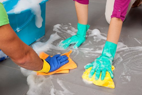 Professional property clearance process in a West London home