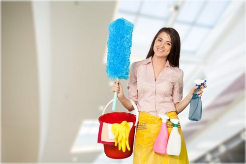 Kitchen and bathroom domestic cleaning tasks in a Hounslow property