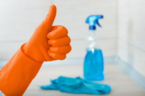 Commercial cleaning equipment ready for a Hounslow workplace
